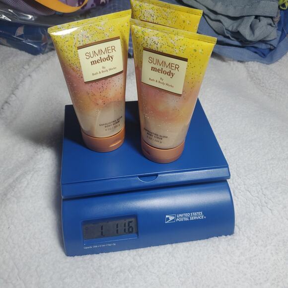 Bath & Body Works Summer Melody Exfoliating Glow Body Scrub Lot NWT (8 oz x 3) - Picture 5 of 7